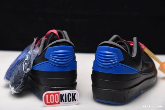 Rep Retro Low Blue SP Off-White Jordan DJ4375-004 Black 2 0701
